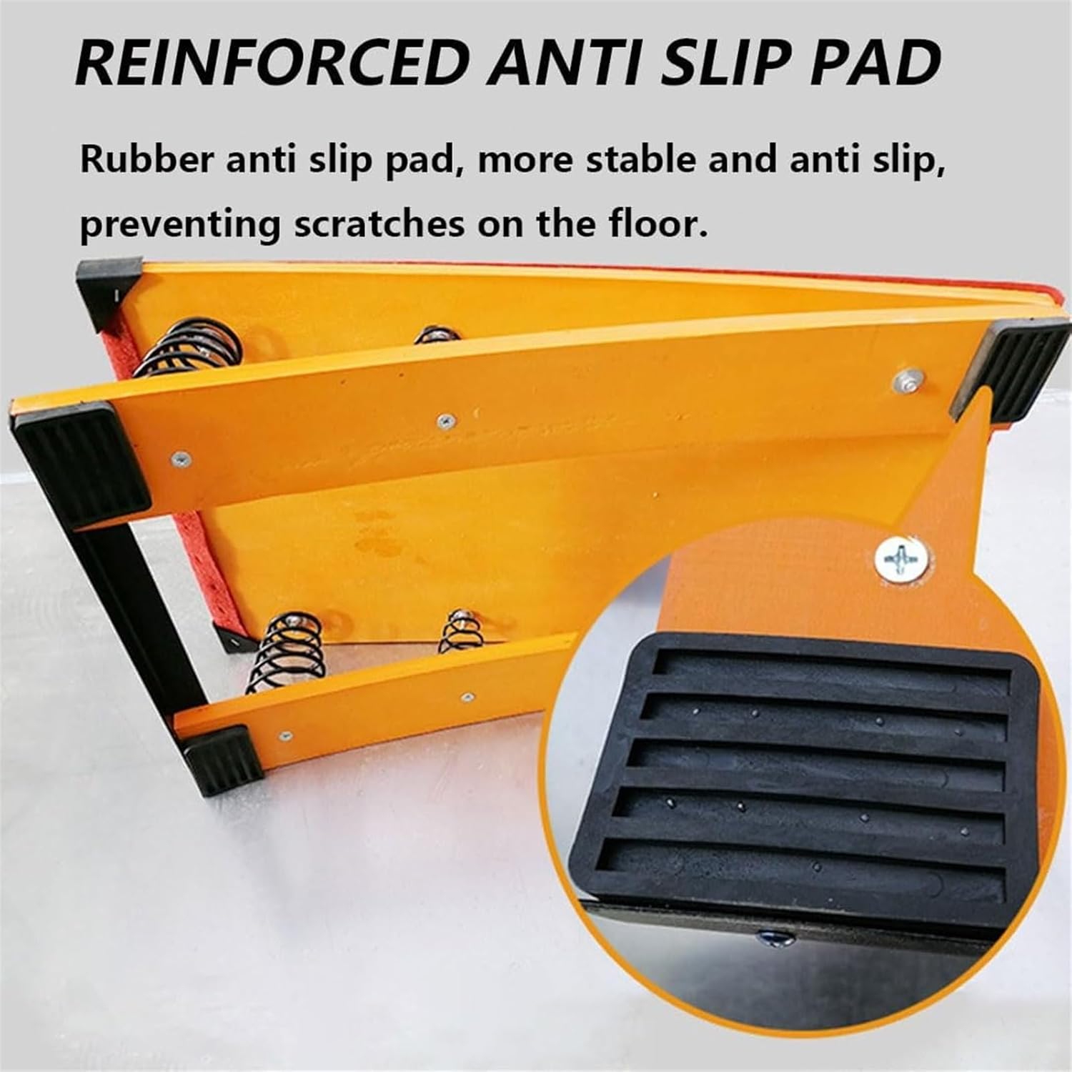 Kids Teens Springboard,Portable Curved Gymnastic Springboard, School Home Playroom Training Springboards with Non-Slip Pad (Red 4 springs/80cm/31.49")