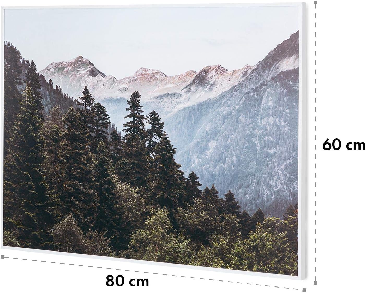 Klarstein Smart Infrared Wall Heater control panel and app interface