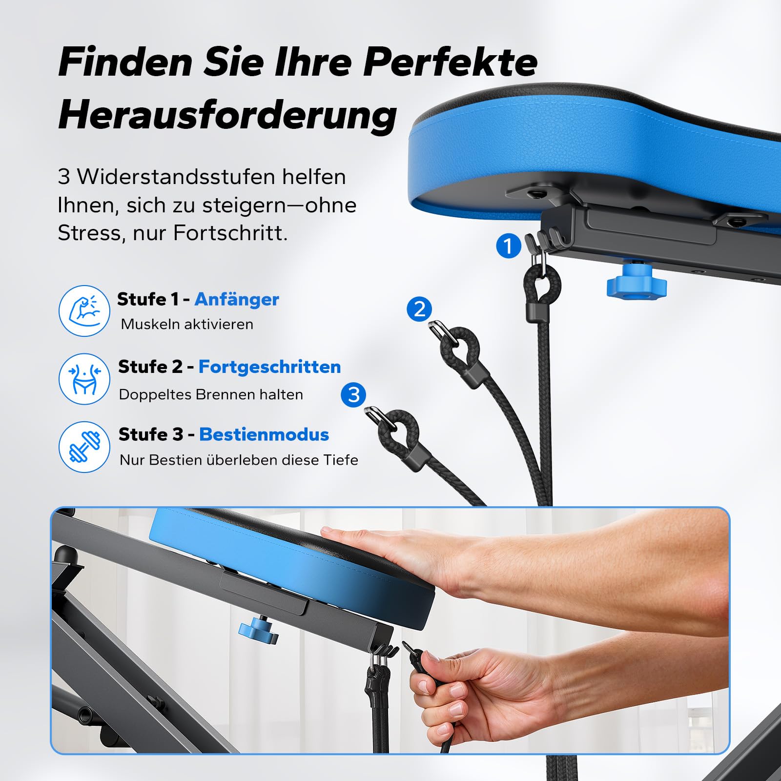 MERACH 2 IN 1 Kniebeugen Rudergerät Faltbare Kniebeugenmaschine, Glute Machine für den Gesäß, Bein und Core Training, 10Min Aufbau für Zuhause und Fitnessstudio, Max 160 KG