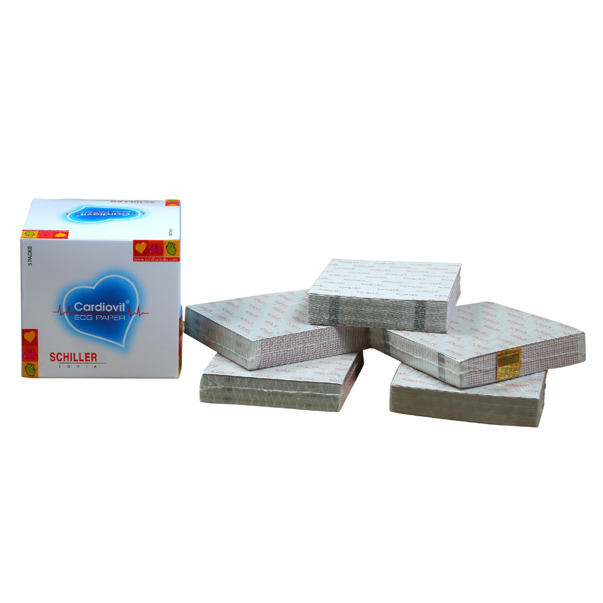 ECG Paper For CARDIOVIT AT-1 G2 | SCHILLER ECG Paper | Length 80 mm And Height 70 mm | 320 Sheets In One Pack (B0CF5VZMWS) Amazon Price History, Amazon Price Tracker