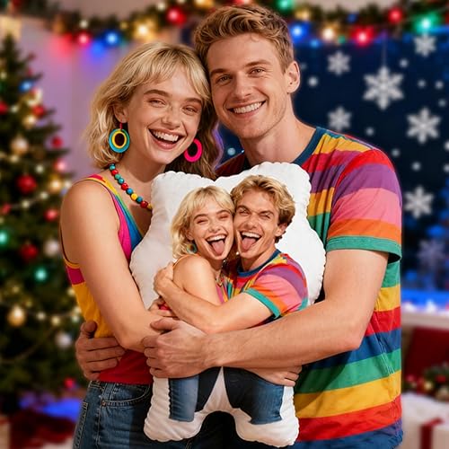 Miniatura 9 de Almohadas con fotos personalizadas, almohada facial personalizada de mascotas, almohada impresa de doble cara, almohada personalizada con cara de