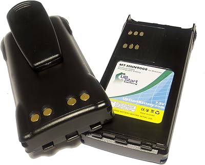 2X Pack - HNN9008A Two-Way Radio Battery Replacement (1300mAh, 7.5V, NI-MH) - Compatible with HNN9008A, HNN9008AR, HNN9009A, HNN9009AR, HNN9011BR, HNN9011R, HNN9012BR, HNN9012R, WPNN4045AR
