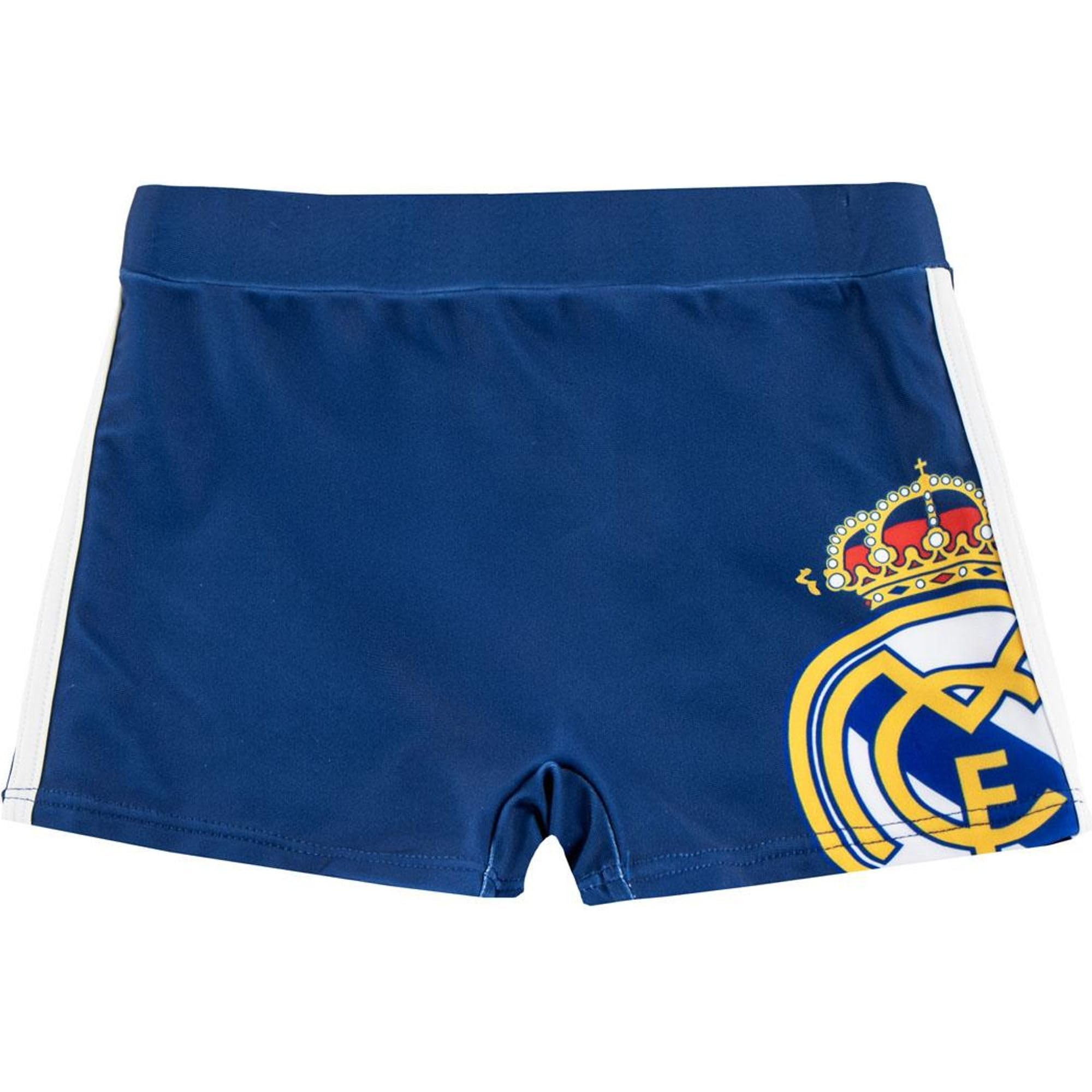 CERDÁ LIFE'S LITTLE MOMENTS Bermuda de Baño Real Madrid para Niños, Pantalón de Natación Oficial y Secado Rápido | Bañador Infantil con Escudo del Club para Playa y Piscina