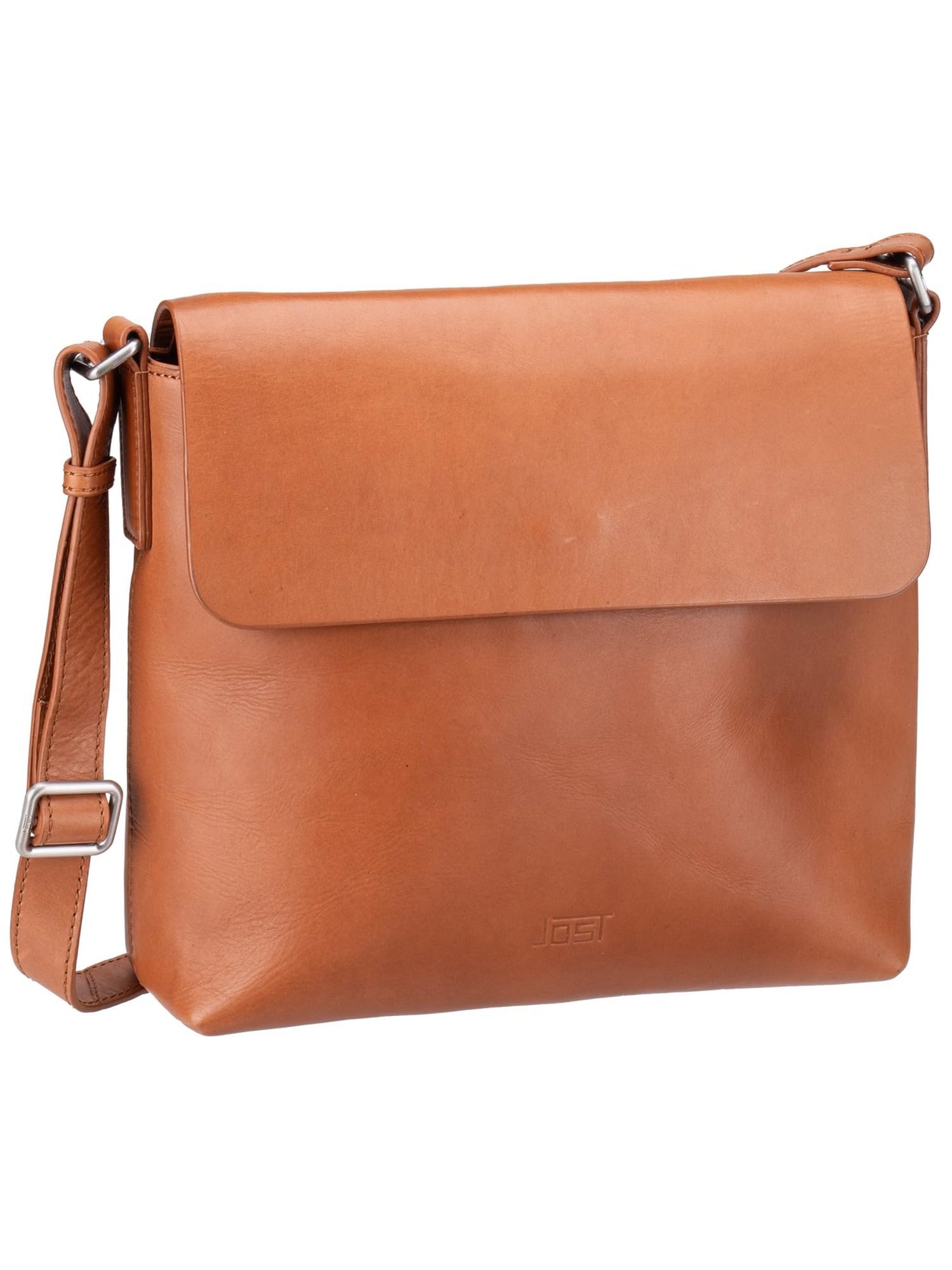 Bolso de hombro JOST en cuero marrón cognac para el día a día moderno 8