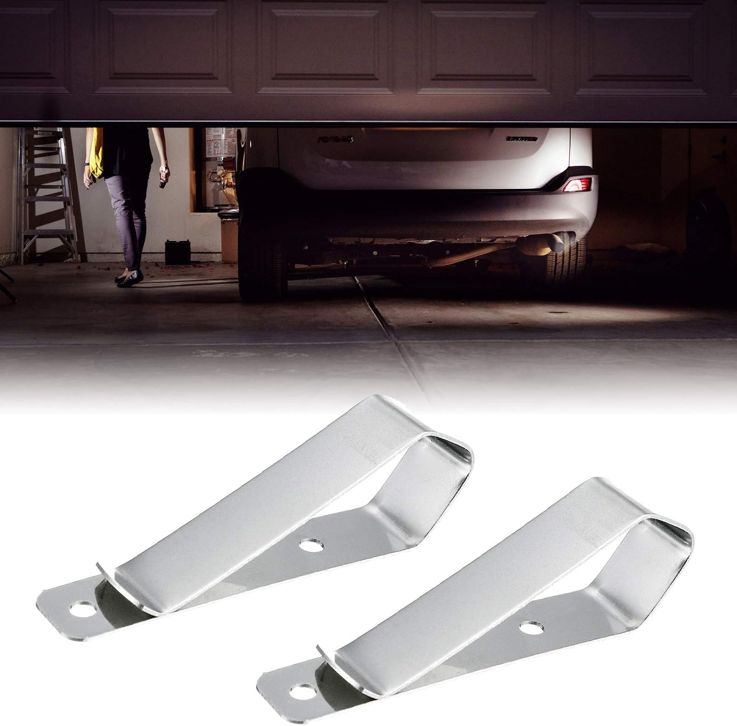 Pack of 2 Remote Visor Clips Replacement for Garage Door Remote Openers