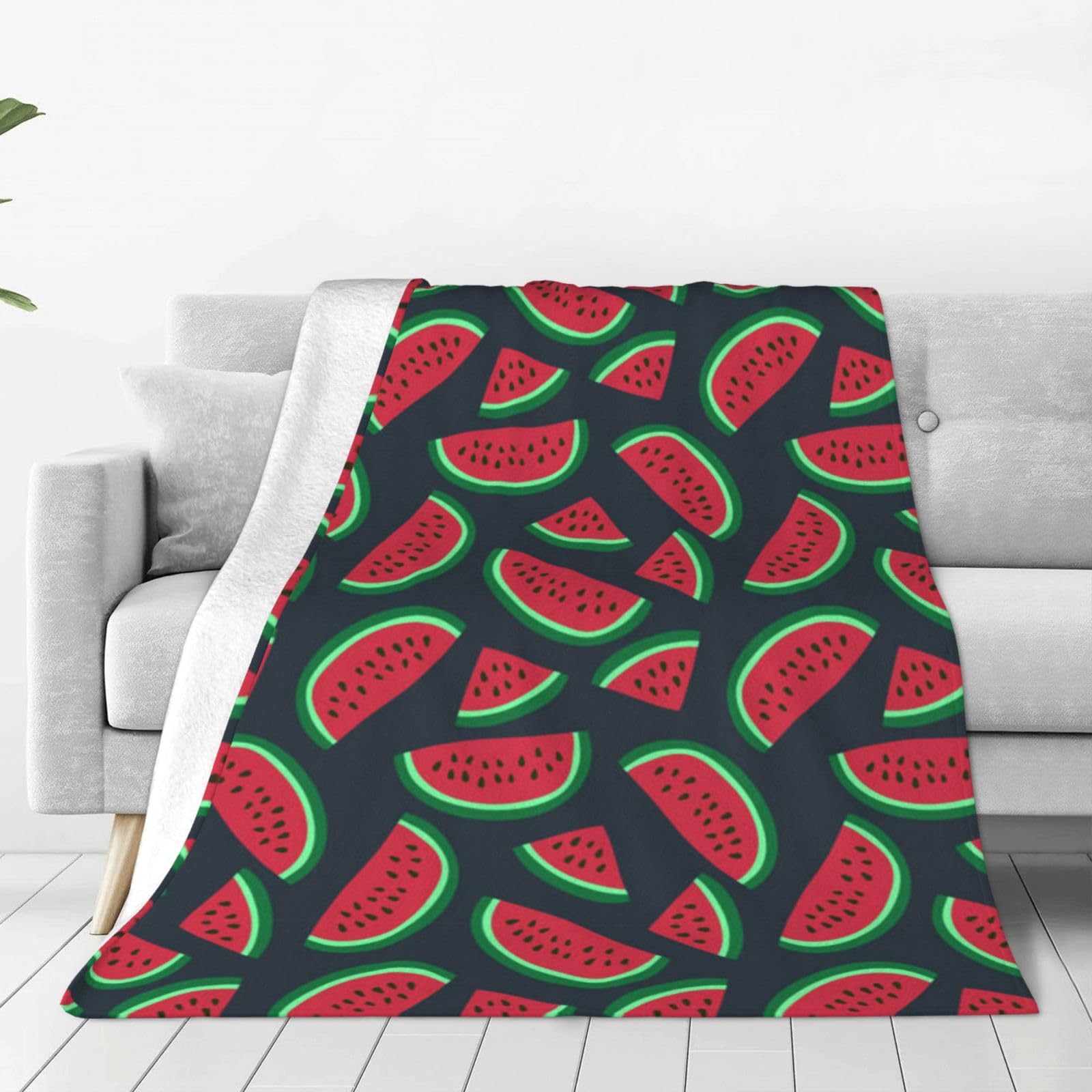 Couverture plaid en flanelle 152x127 cm rouge pour lit et canapé