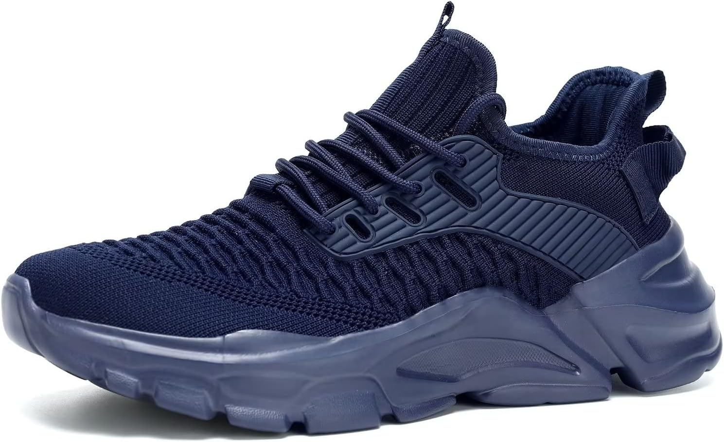 Men's Running Shoes, Non Slip, Breathable, Lightweight Fashion Sneakers, Slip Resistant Athletic Sports Walking Gym Work Shoes - Image 2