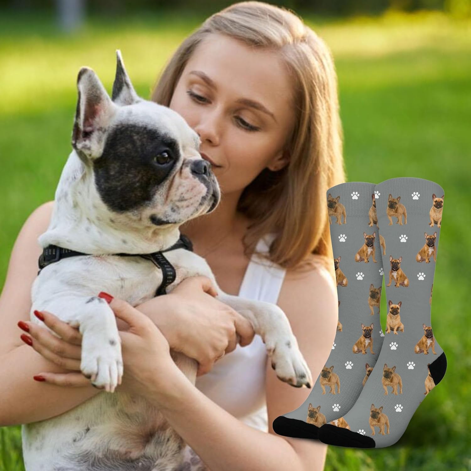 Funny Dog Crew Socks,Cute Dog Athletic Running Socks for Men Women - Image 6