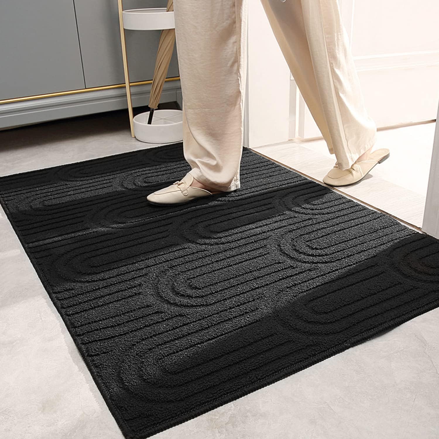 Indoor Door Mats NonSlip Absorbent Dirt Resist Entrance Washable Mat