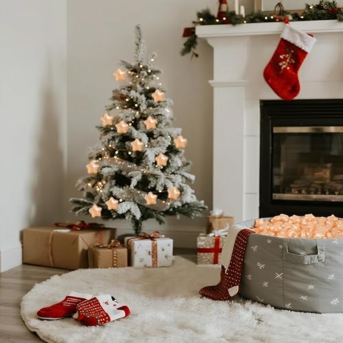 Miniatura 6 de TRENDPLAY Bolas de estrella para hoyo de bolas, 100 unidades de plástico de 2.4 x 3.15 pulgadas, juguetes de juego no tóxicos, tienda de campaña,