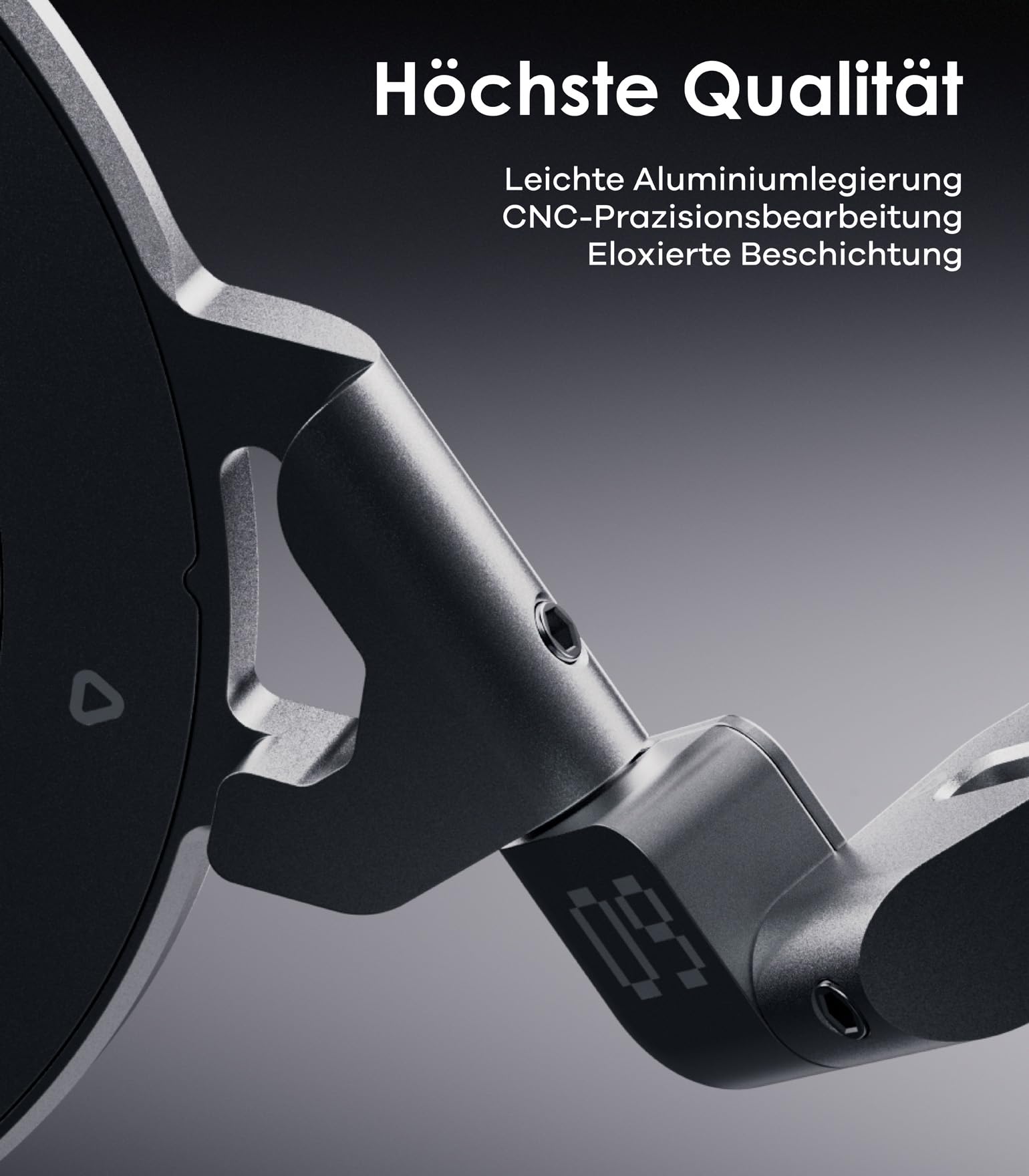 Aulumu G09 Handy Ring Halterung für MagSafe Ring 360° Drehung Handy Griff und Stand, Aluminium Doppelseitige Magnetische Fingerhalter für iPhone 17 16 15 14 Pro Max und Handyhülle für Samsung, Schwarz