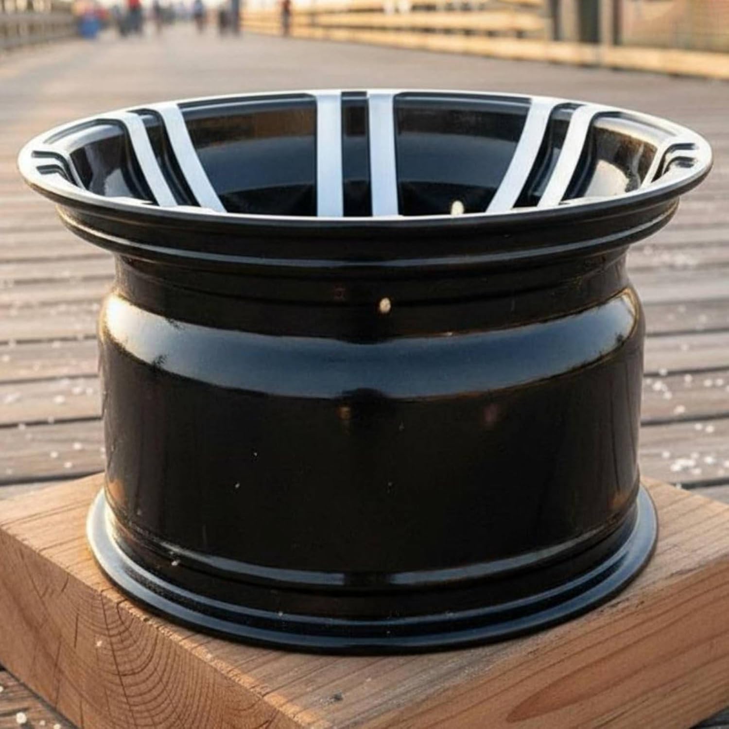 Generic Aluminum Alloy Wheel rims Assembly Multi-Terrain Tire Surface Vehicle Part, 10x7 Hub 110MM