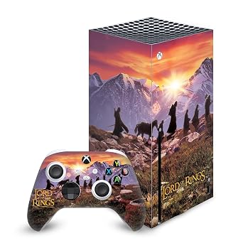 Head Case Designs Officially Licensed The Lord Of The Rings The Fellowship Of The Ring Group Graphic Art Vinyl Sticker Gaming Skin Decal Compatible With Xbox Series X Console and Controller Bundle