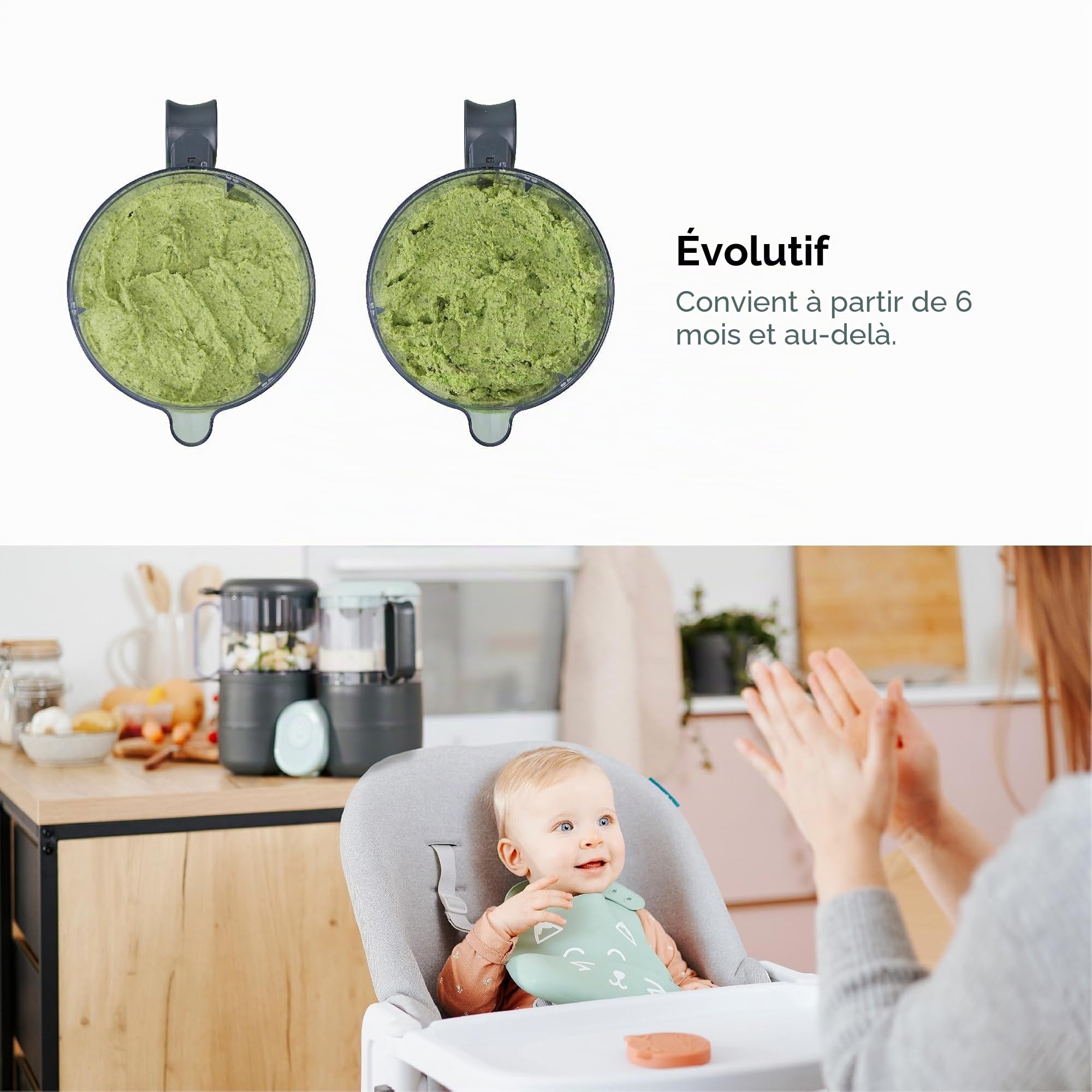Babymoov Nutribaby A001133_UK Robot de cuisine 4 en 1