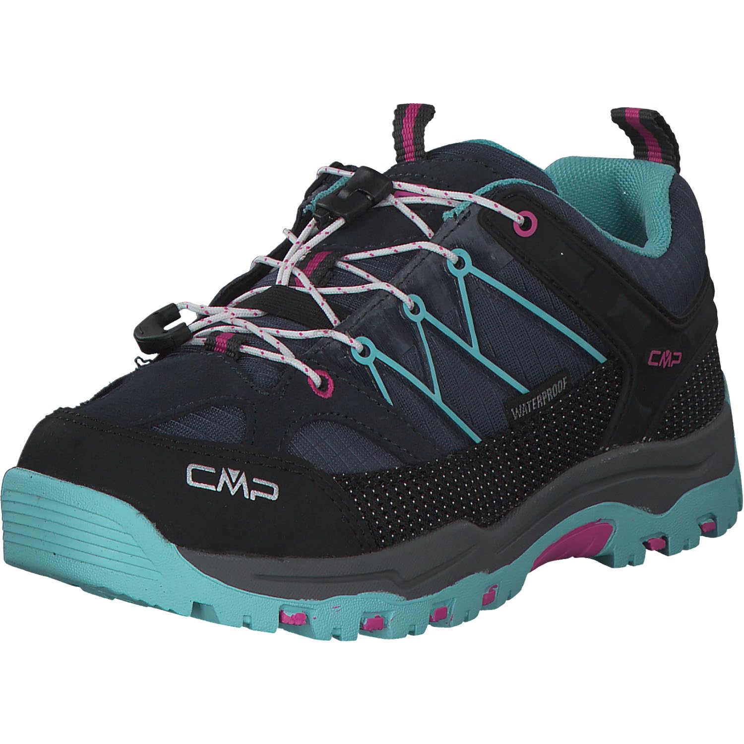 CMP Unisex Kinder Rigel Low Shoe Wp Trekking- & Wanderhalbschuhe, B Blue Acqua, 39 EU