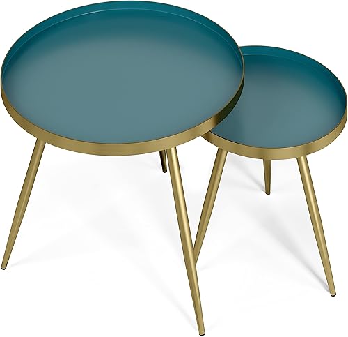 Miniatura 5 de SIMPLIHOME Monet - Mesa auxiliar industrial de metal de 17 pulgadas de ancho en gris cálido, para sala de estar y dormitorio