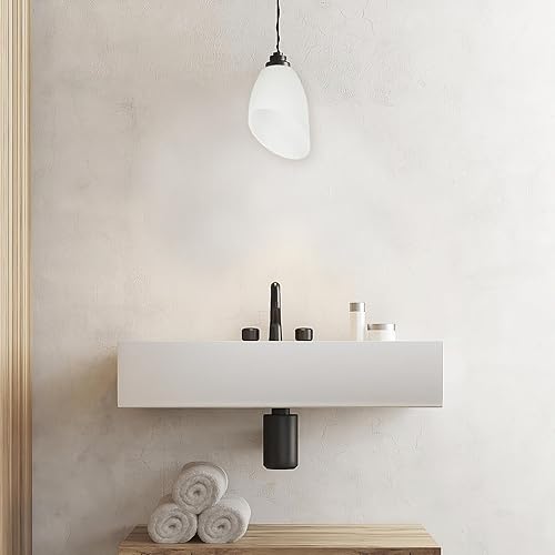 Miniatura 7 de Baluue 5 pantallas de plástico para lámpara de herradura, cubierta de lámpara blanca esmerilada, pequeñas cubiertas de luz de piso para lámpara de