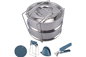 Stackable Steamer Insert Pans for Easier Cooking