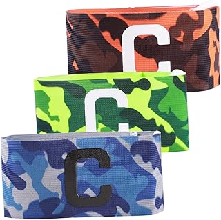 UKCOCO Brazaletes Ajustables para De Fútbol Cubiertas De Brazo Transpirables Y Protectoras Nylon Elástico Colores Azul Verde Naranja