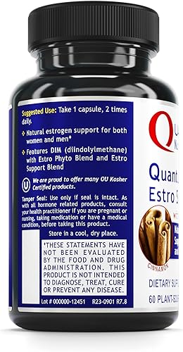 Miniatura 3 de QNL Quantum Estro Support - Suplemento hormonal natural para mujeres y hombres - Apoya la salud de hombres y mujeres - Equilibrio hormonal orgánico