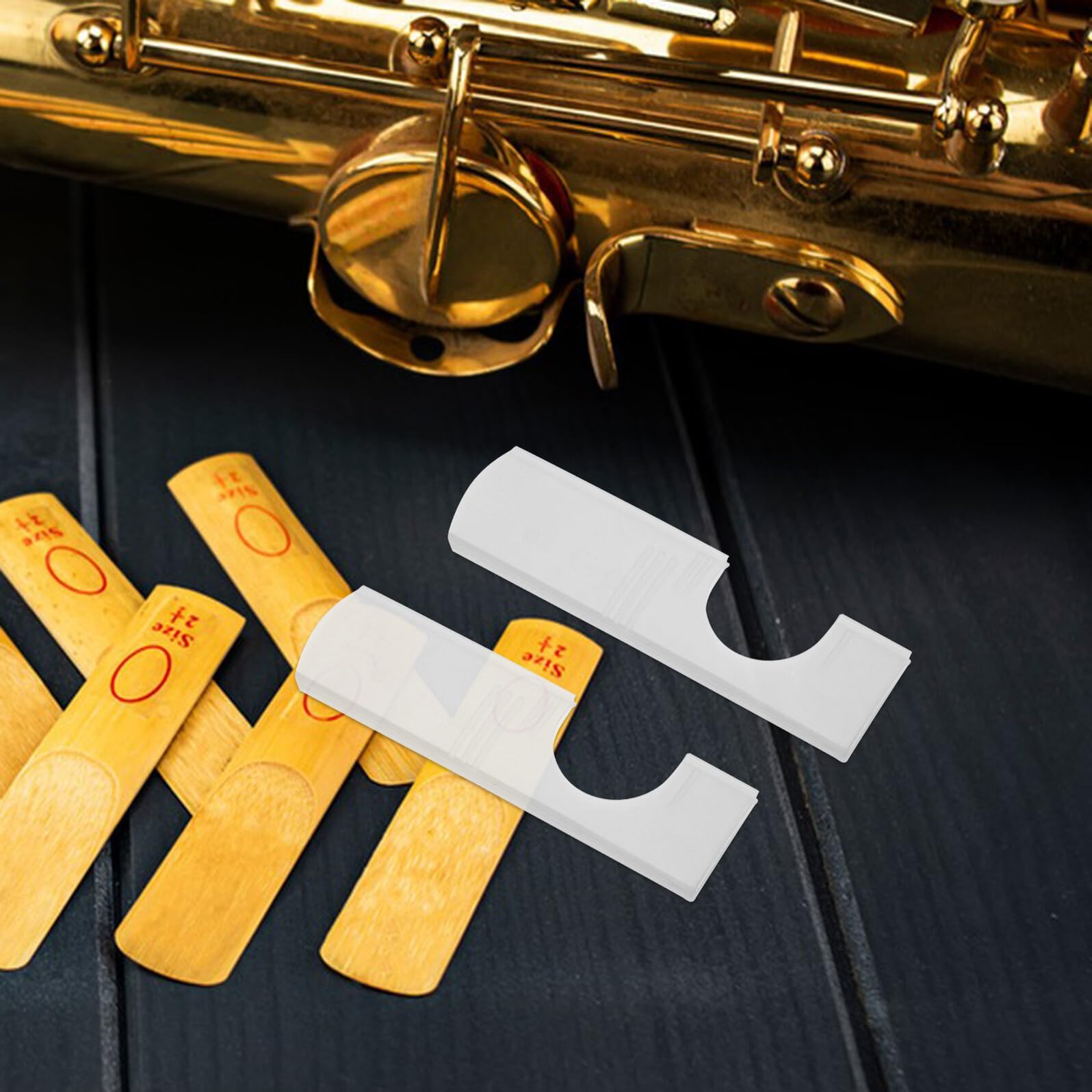 Cabilock 5pezzi Custodia Protettiva per Ance di Sassofono Contralto Tenore e Clarinetto Custodia per Ance e Accessori per Strumenti Fiato