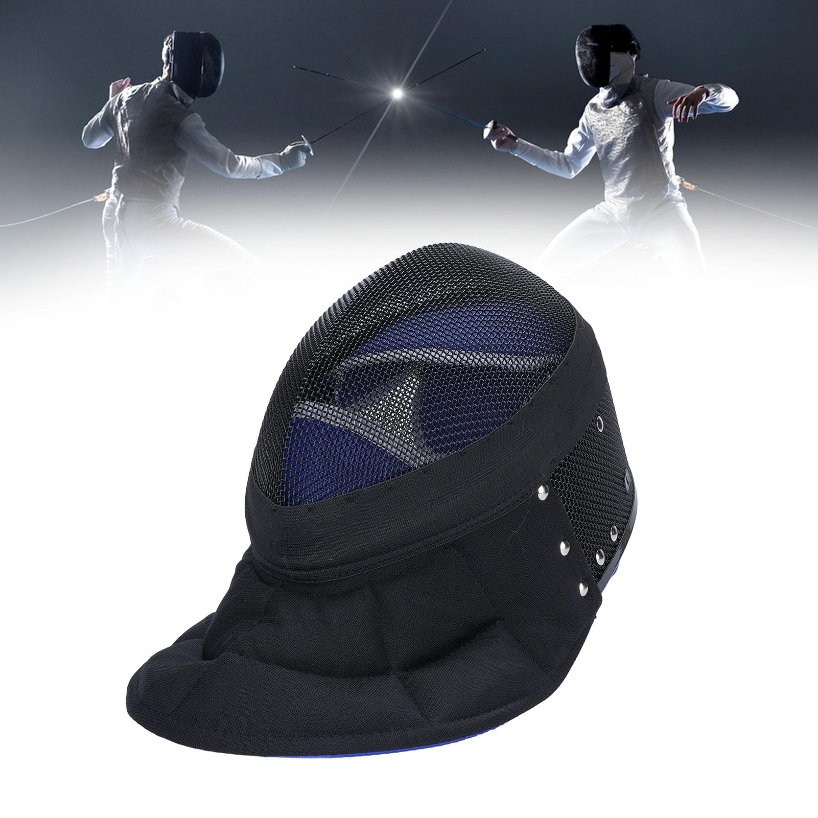 Profession Eller Fecht Helm Hochfester Fechten Gesichts Schutz Sport Trainings Schutz mit Bequemem Futter, für Trainer, Ausbilder, Sport Training