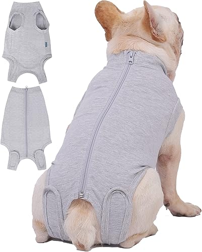 Miniatura 56 de Traje de recuperación de cirugía para perros – Después de la esterilización, heridas abdominales después de la recuperación quirúrgica, antilamida