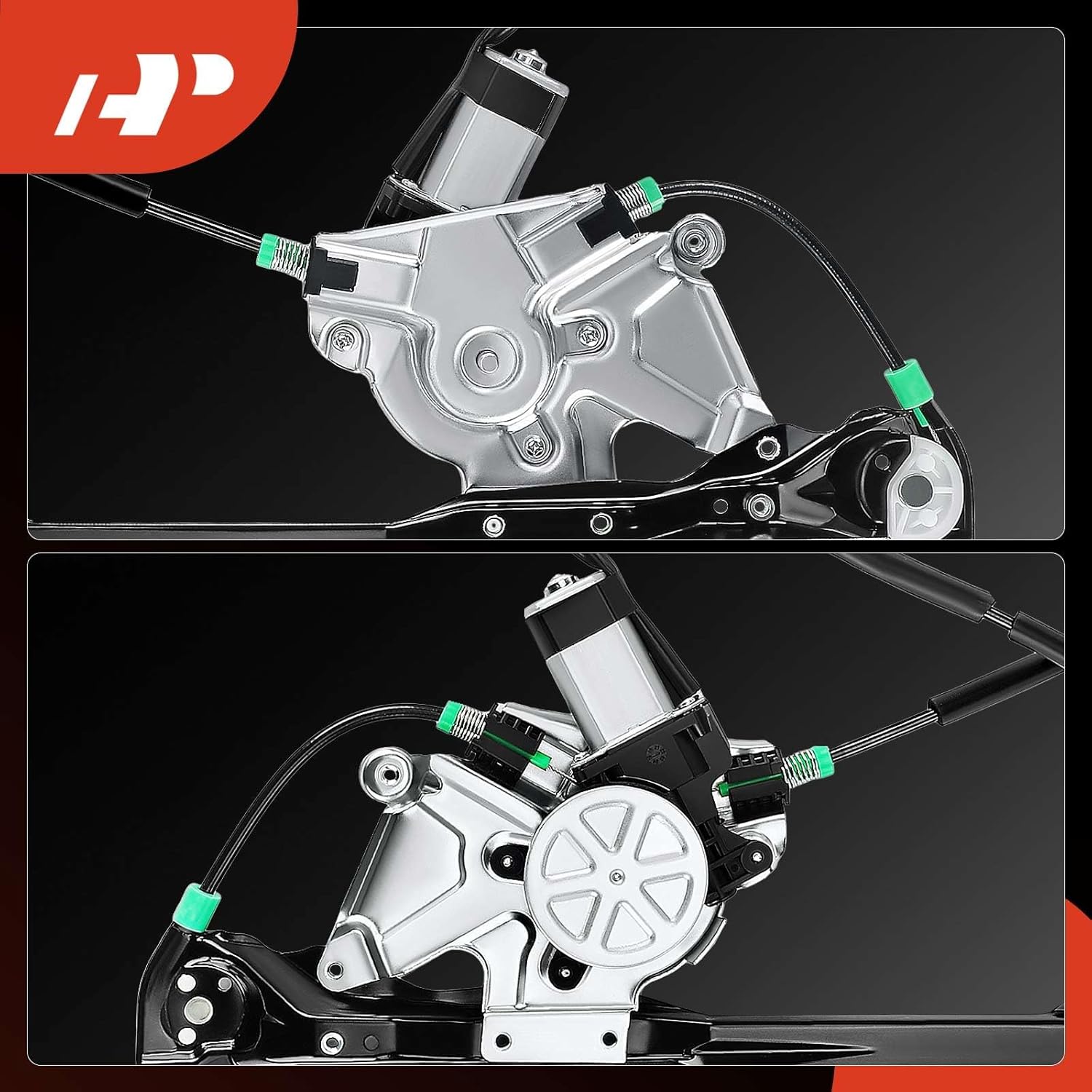A-Premium Electric Power Window Regulator with Motor Compatible with Ford Focus 2000-2007 Front Left Driver Side(Not fit Hatchback 2-Door)