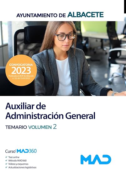 Auxiliar de Administracion General. Temario Vol 2 Ayuntamiento de Alba