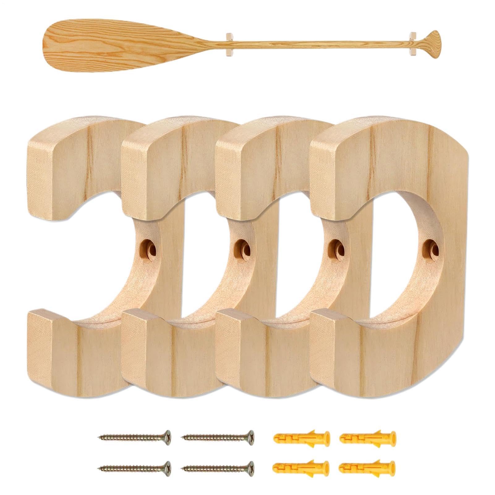 Kayak Paddle Hanger Scratch-Proof Space Saving Oar Storage Keeper
