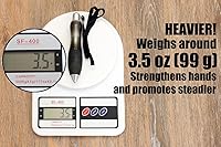 Vista 3 de Bolígrafos grandes y pesados para pacientes con Parkinson, temblores esenciales, artritis de mano y fuerza de agarre baja - Bolígrafo pesado