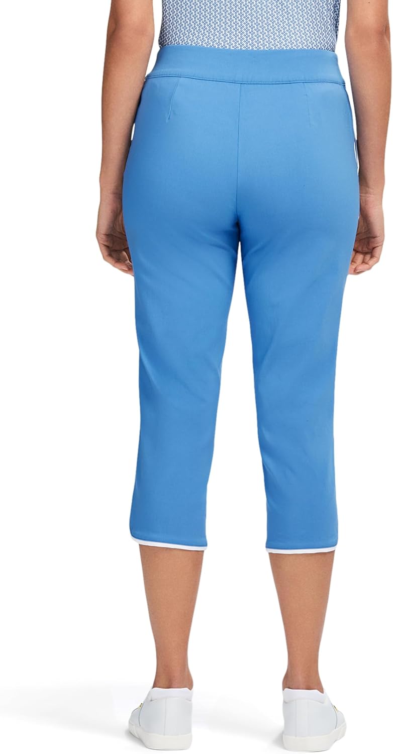Izod Womens Athletic Capri Pants Performance Stretch Travel Golf - Image 3