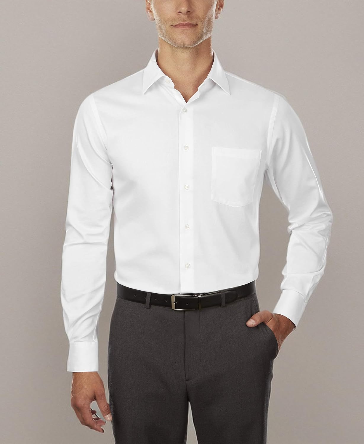 Van Heusen Men's Fitted Lux Sateen Dress Shirt Kenya Ubuy