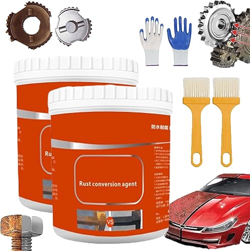 Miniatura 8 de Renovador de óxido, convertidor de óxido para metal, agente de conversión de óxido de 10.58 oz, convertidor de eliminación de óxido, pintura
