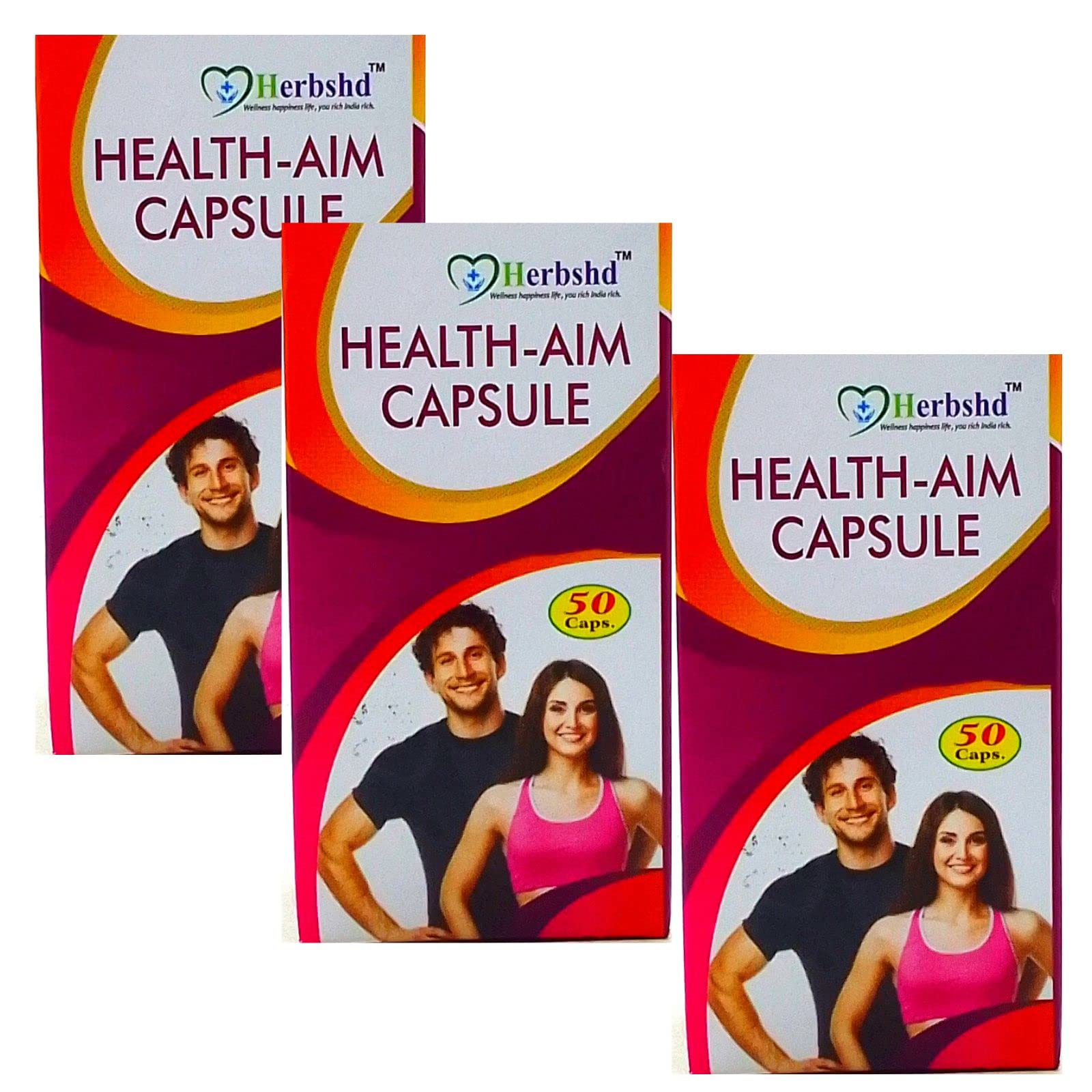 Health Aim weight gainer capsule.(Pack of 3)