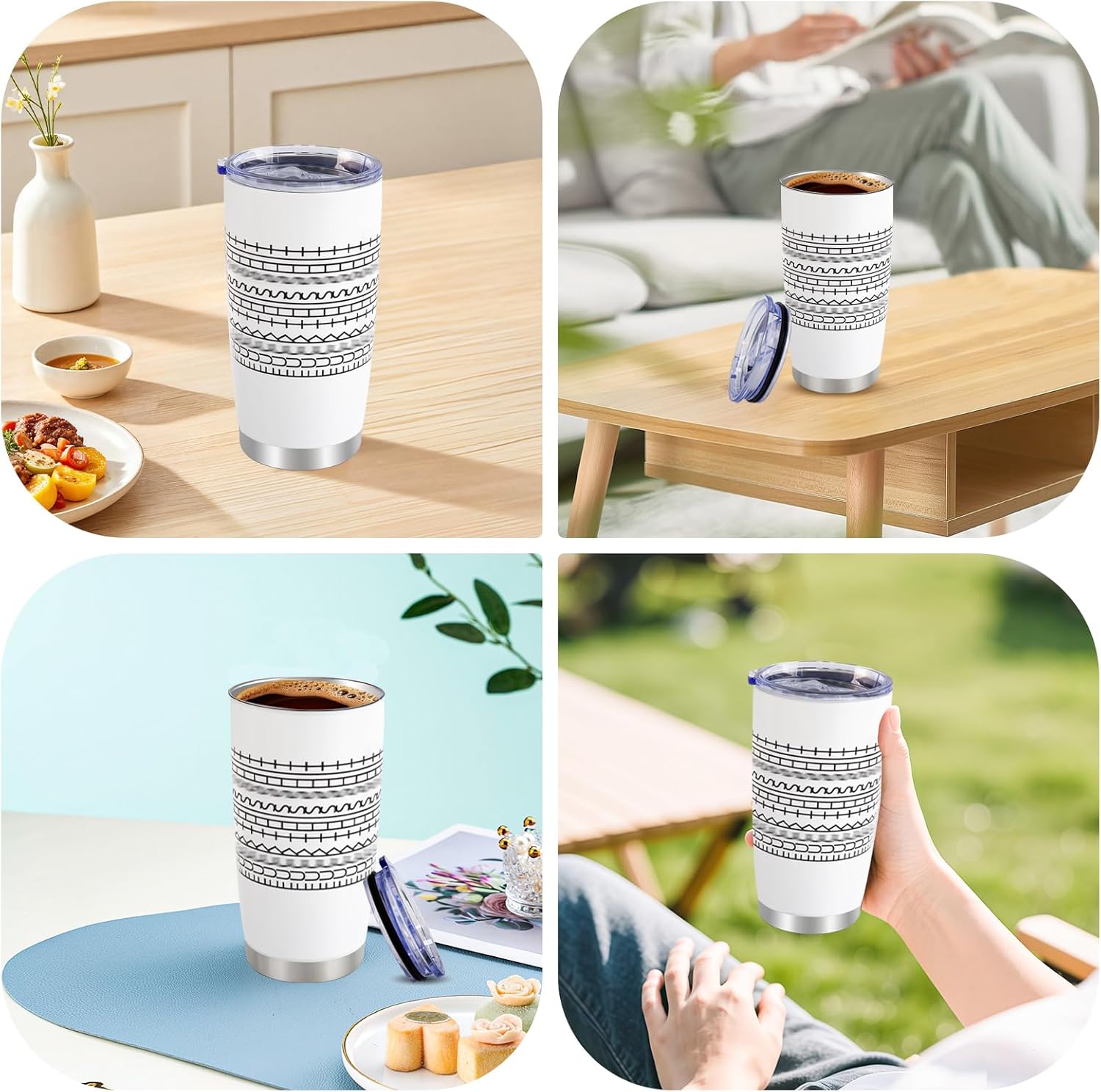 Hidden Message Coffee Mug 20oz, Gift for Work Bestie, Funny Coffee Mug, Modern Coffee Lover Gift for Friends, Family, Coworkers (White) - Image 6