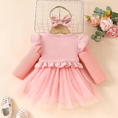 Body Bebe 0-3 Mois Robe Cérémonie Bébé Fille 0-18 Mois Ensemble