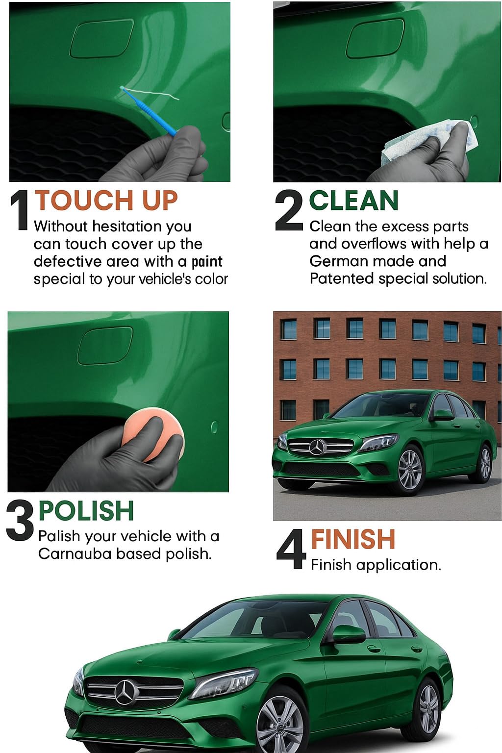 Riparazione vernice vernice per auto, adatto per Citroen Karma Nacre, kit di riparazione vernice per auto KDR per riparare graffi, pietrisco, perfetta regolazione del colore con codice colore