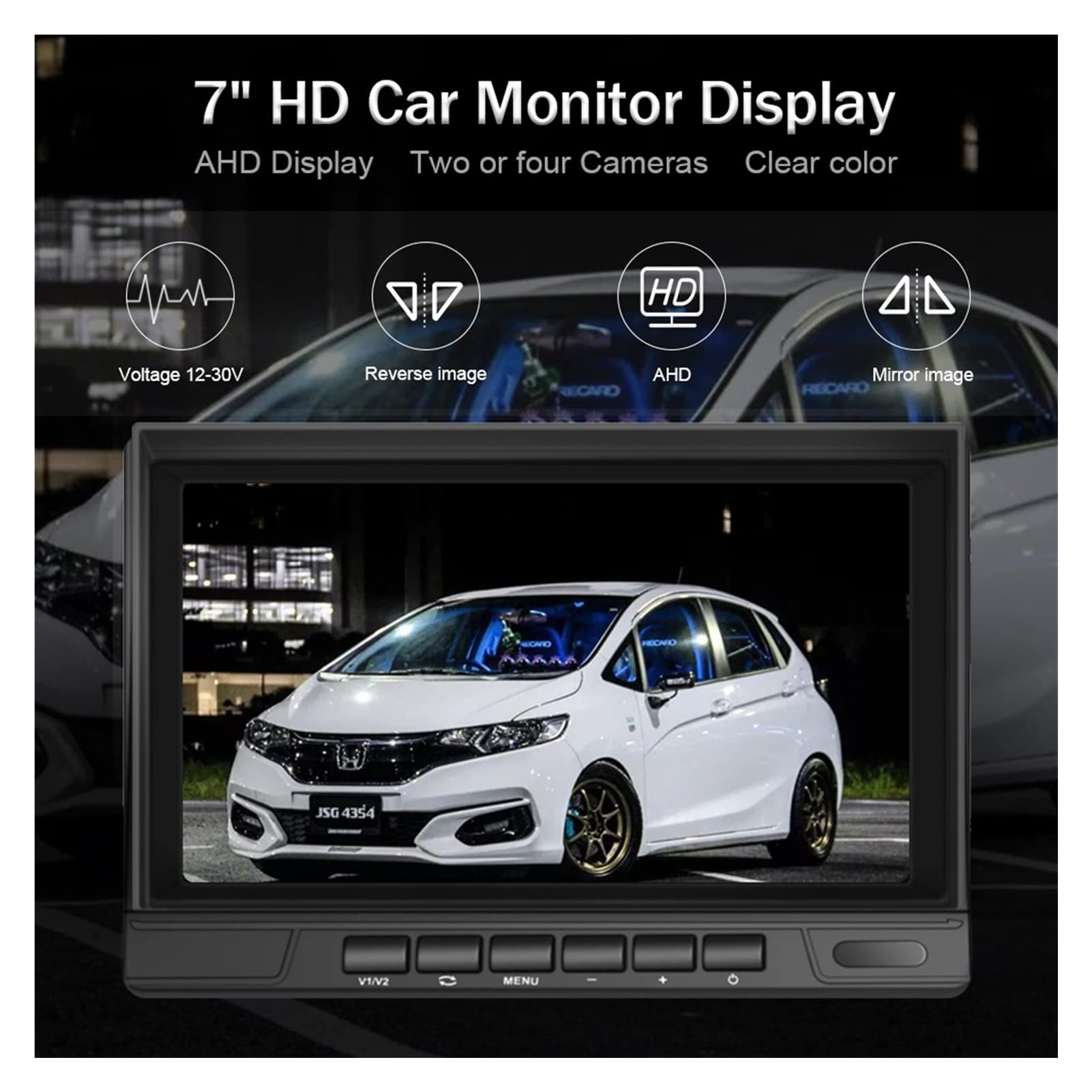 AHD Bezprzewodowy DVR. Car Monitor 7 Inch Display Vehicle Auto Screen Rear View Truck Monitors Reverse Back Up Recorder Wifi Camera, Seria Pro(Only Camera)