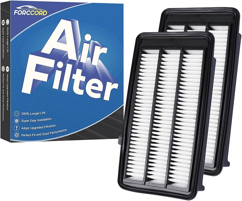 Filtro de ar do motor Forccord para Honda CR-V e Civic 1.5L Turbo – Kit com 2 unidades
