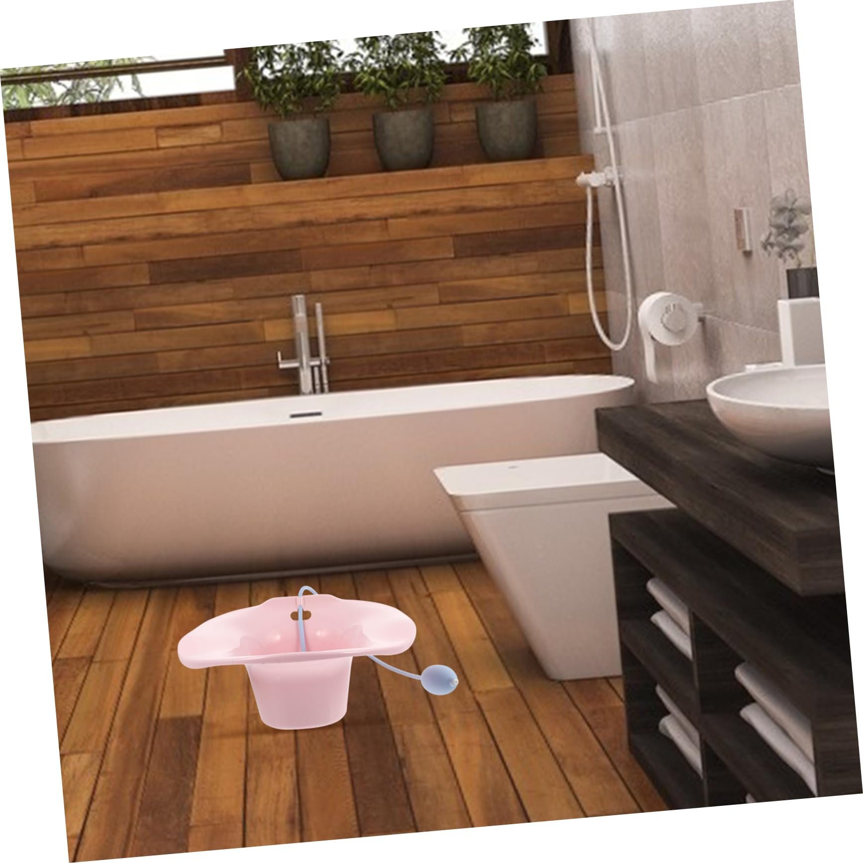 FOMIYES Wide Deep Gynecological Wash Basin Sitz Bath Seat for Postpartum Relief