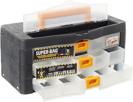 SUPER-BAG 3-Piece Organizer Drawer
