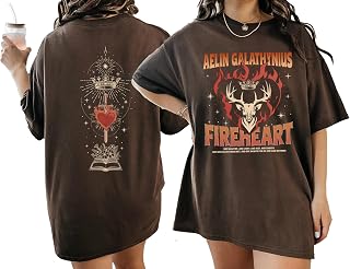 Aelin Galathynius Fireheart Shirt - Throne of Glass Kingsflame Shirt, Sarah J Maas Tshirt