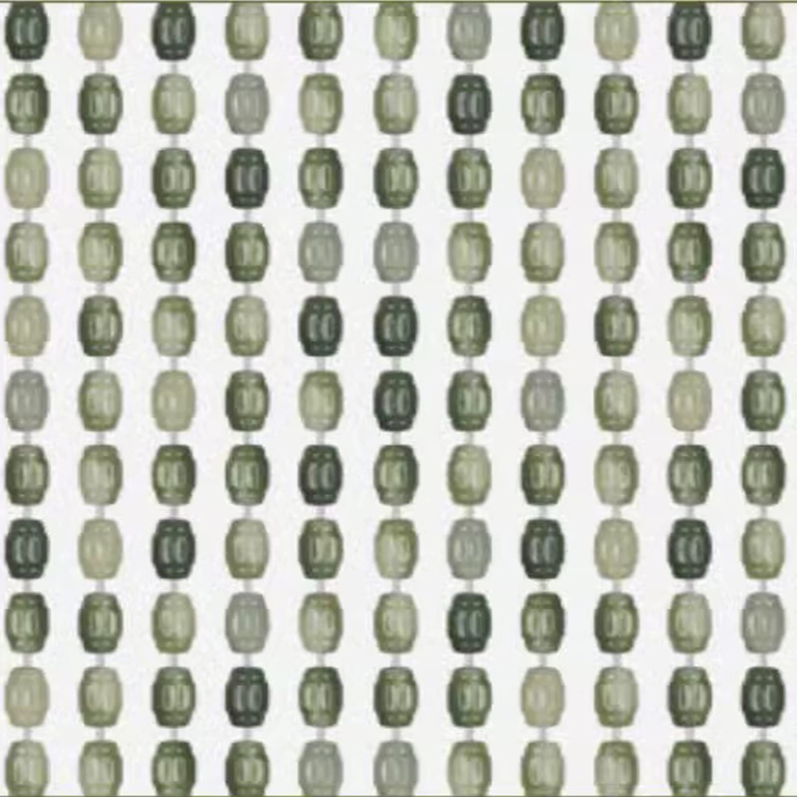 Rideaux de porte à cordons en perles vert 100x220cm pour séparation et fenêtres