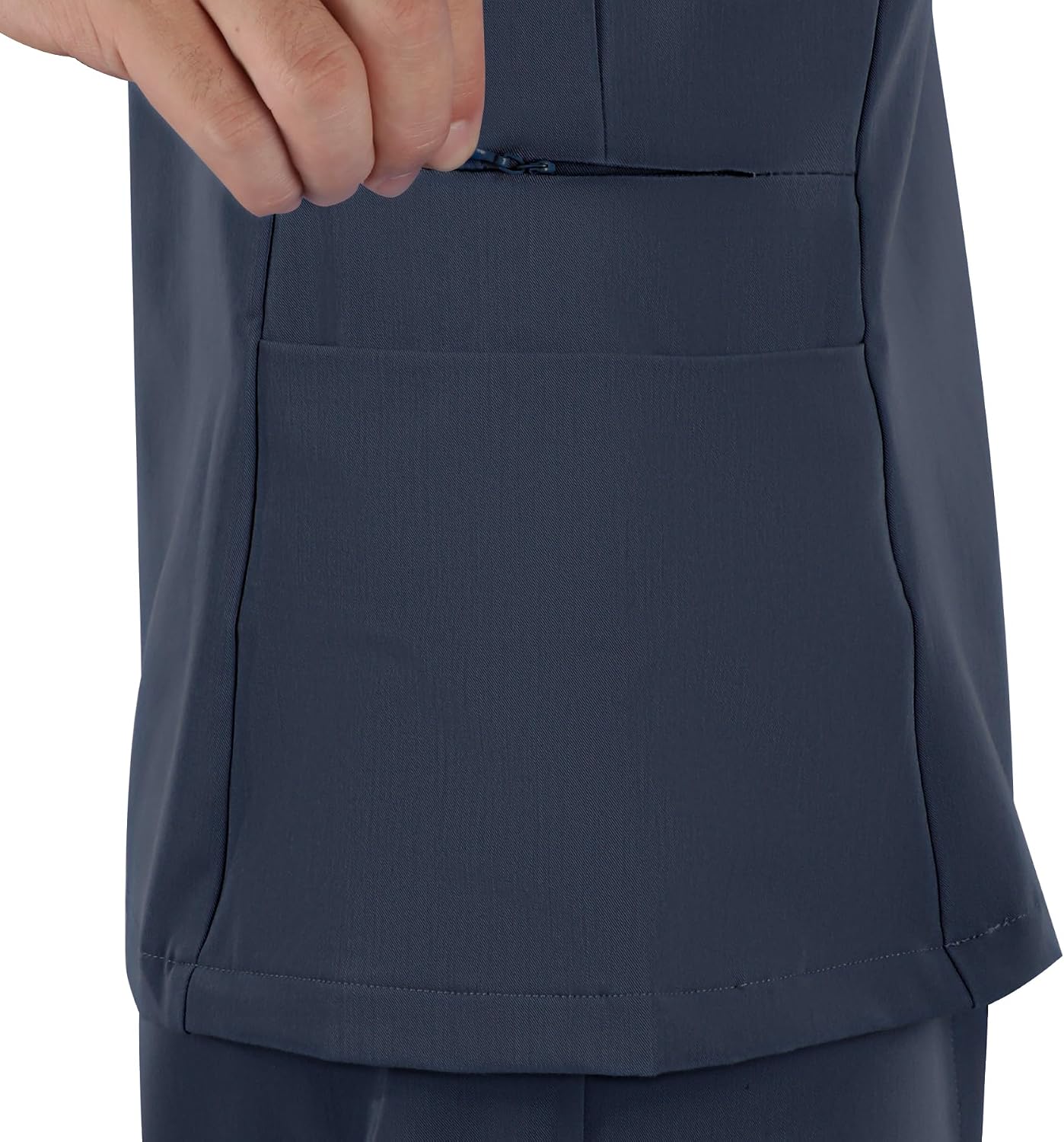 Scrub Tops for Women, Half-Mandarin Collar Top Scrubs, 4 Pockets, Soft 4-Way Stretch Relaxed Fit Women's Scrubs