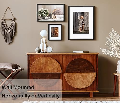 Miniatura 7 de Yaetm Juego de 4 marcos de 16 x 24 pulgadas, de madera de roble macizo, de 16 x 24 pulgadas, para galería de pared, de 16 x 24 pulgadas, para