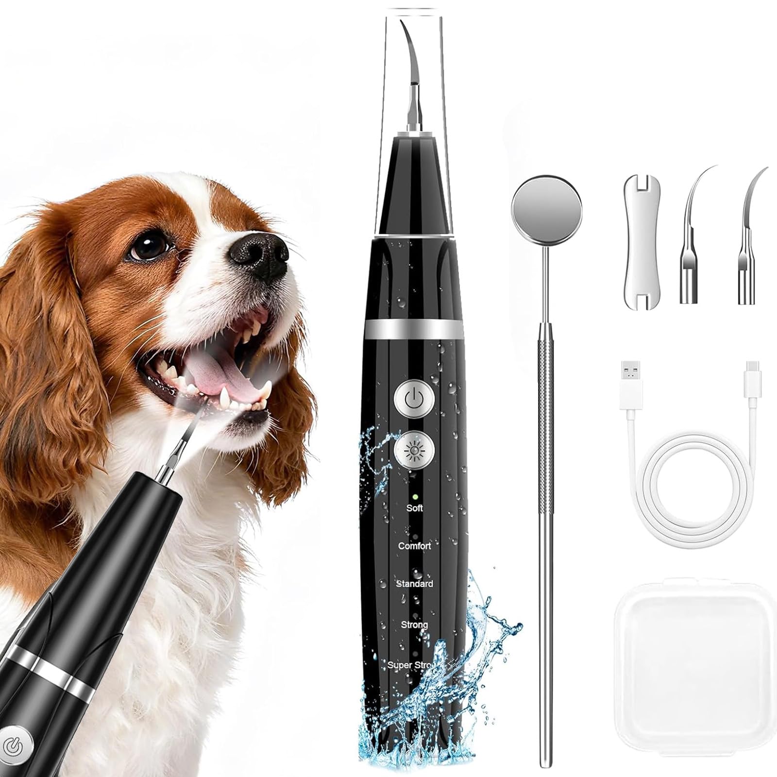 Dog Plaque Remover, Dog Teeth Cleaning Products for Tartar & Plaque Off