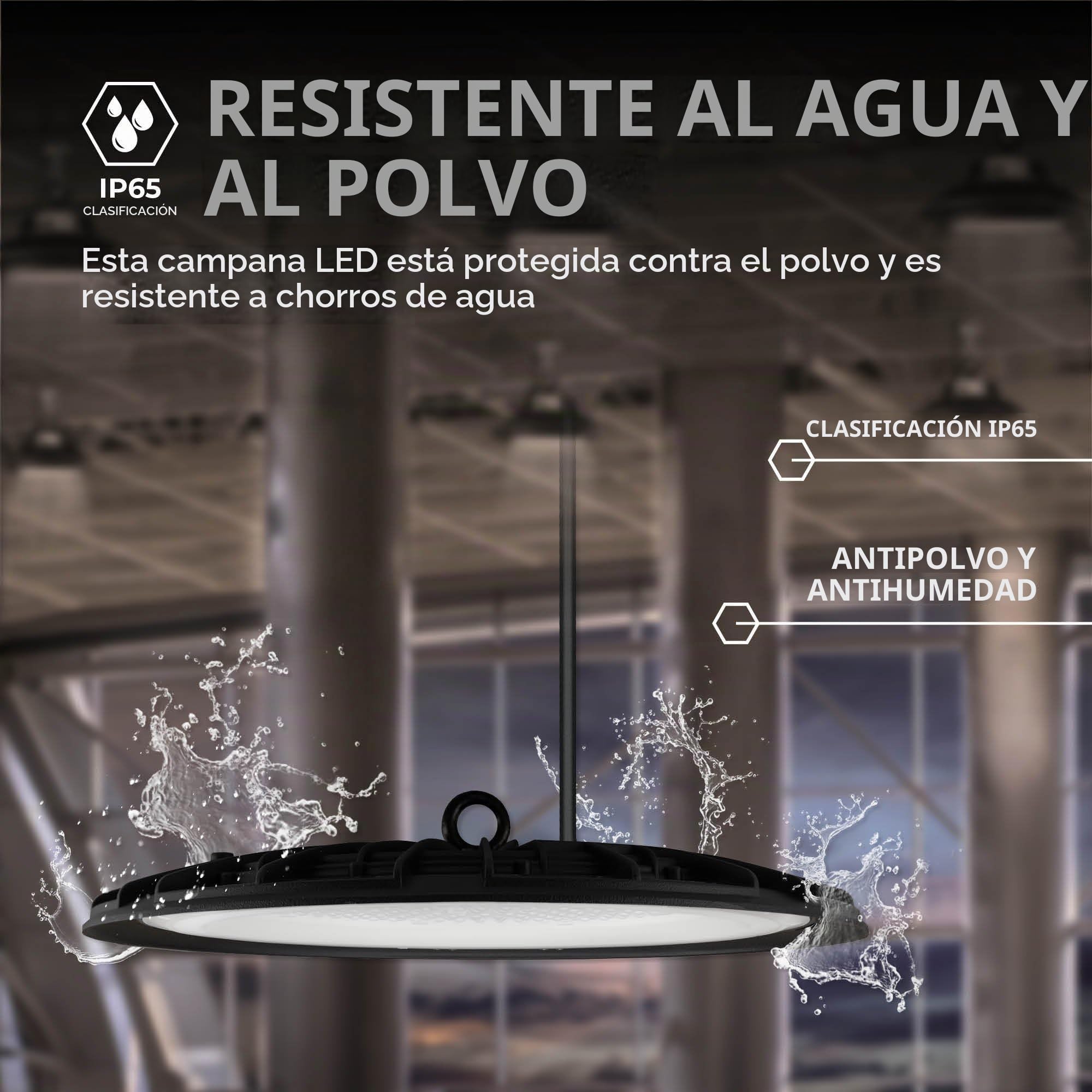 Ledvion Lámpara de Alta Bahía IP65 200W 110 lm 6000K sensor 110lm