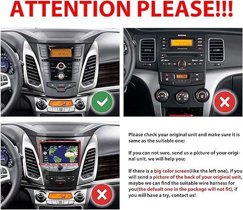 Miniatura 2 de CarPlay Android Auto Autoradio Car Navigation Stereo GPS Radio 13.1 "2K QLED Pantalla Táctil Headunit Tablet para SsangYong Korando 2013-2017 si