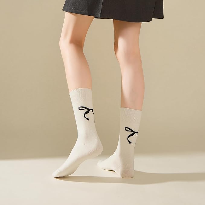 Calcetines Mujer Algodón Algodón Lacito 5 Pares Talla 5-9 miniatura 2